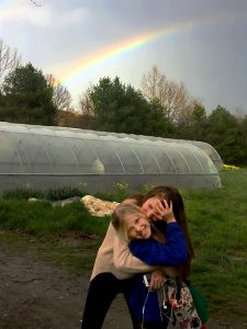 Ada and Bella at Full Sun Farm