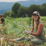 Full Sun Farm volunteer